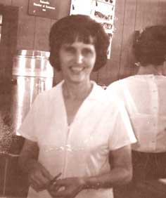 Annabelle Johnson in her restaurant - mid '50s