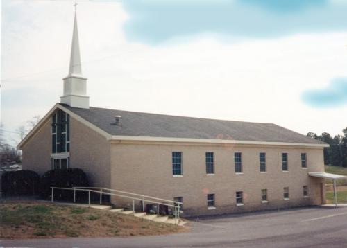 Rainsville Church of God in 1980s