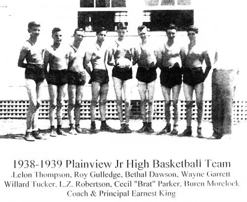 1939 Plainview Junior High team