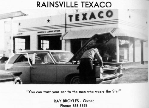 An old Rainsville Texaco ad