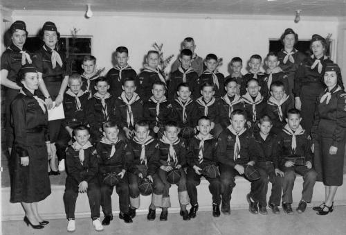 Cub Scout troop - '60s