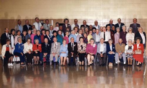 A class reunion for the old Pope School