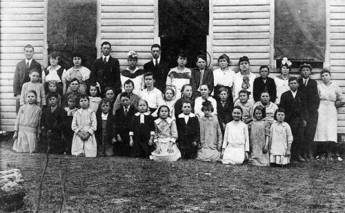 Picture day at Pope School - 1910s
