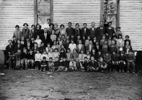Picture Day at Chavies School - 1925