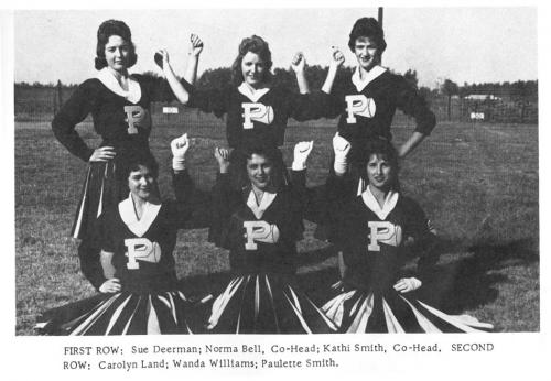 PHS Cheerleader squad - 1960s