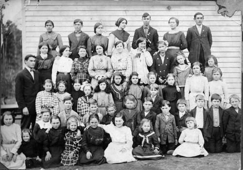 Picture day at Pope School - 1912