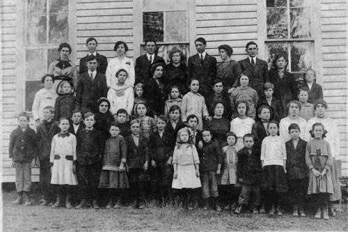 Picture day at Pope School - 1915