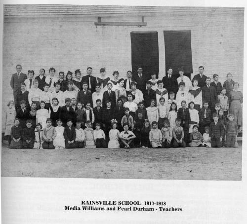 Picture day at Rainsville School - 1917